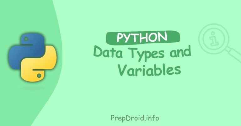 Python Data Types and Variables for Beginners | How Many Data Types in Python