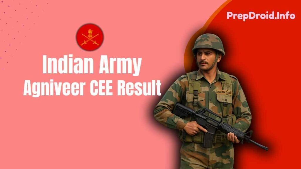Army Agniveer CEE Result 2025