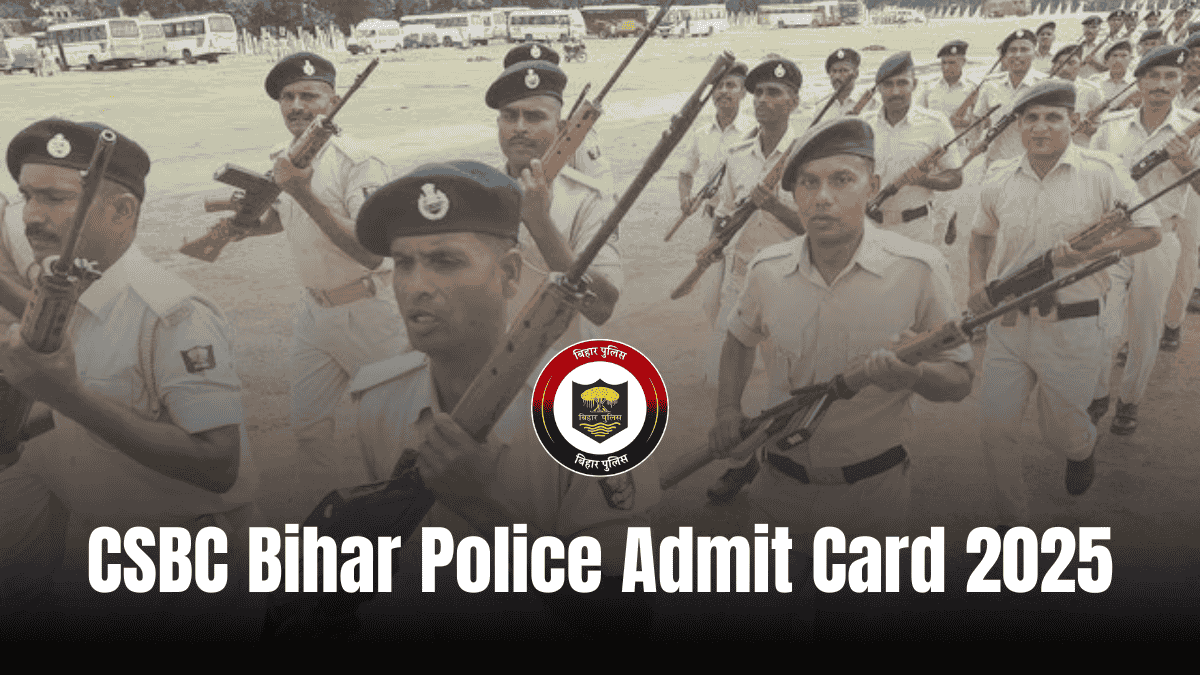 CSBC Bihar Police Admit Card 2025 जारी – अभ्यर्थी आधिकारिक वेबसाइट पर एडमिट कार्ड डाउनलोड करते हुए