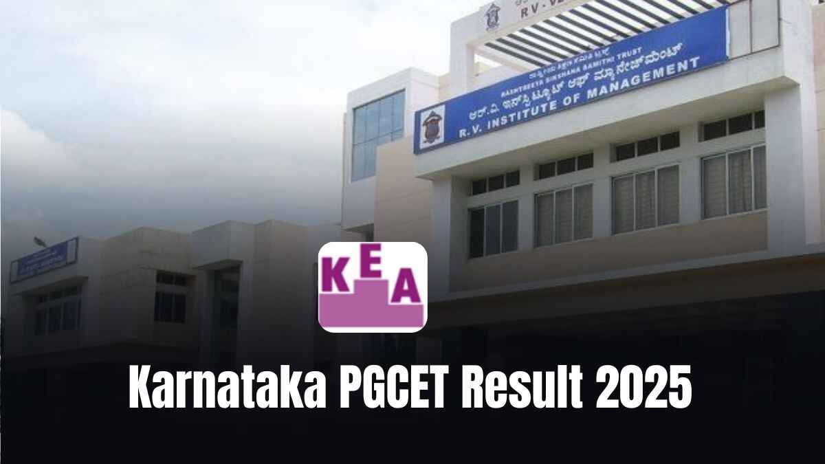 KEA PGCET Result 2025