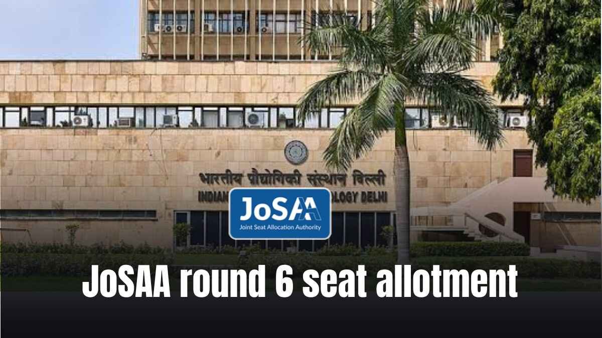 JoSAA Counselling 2025 Round 6 Seat Allotment Result Declared – Check Your IIT/NIT Allotment Status at josaa.nic.in
